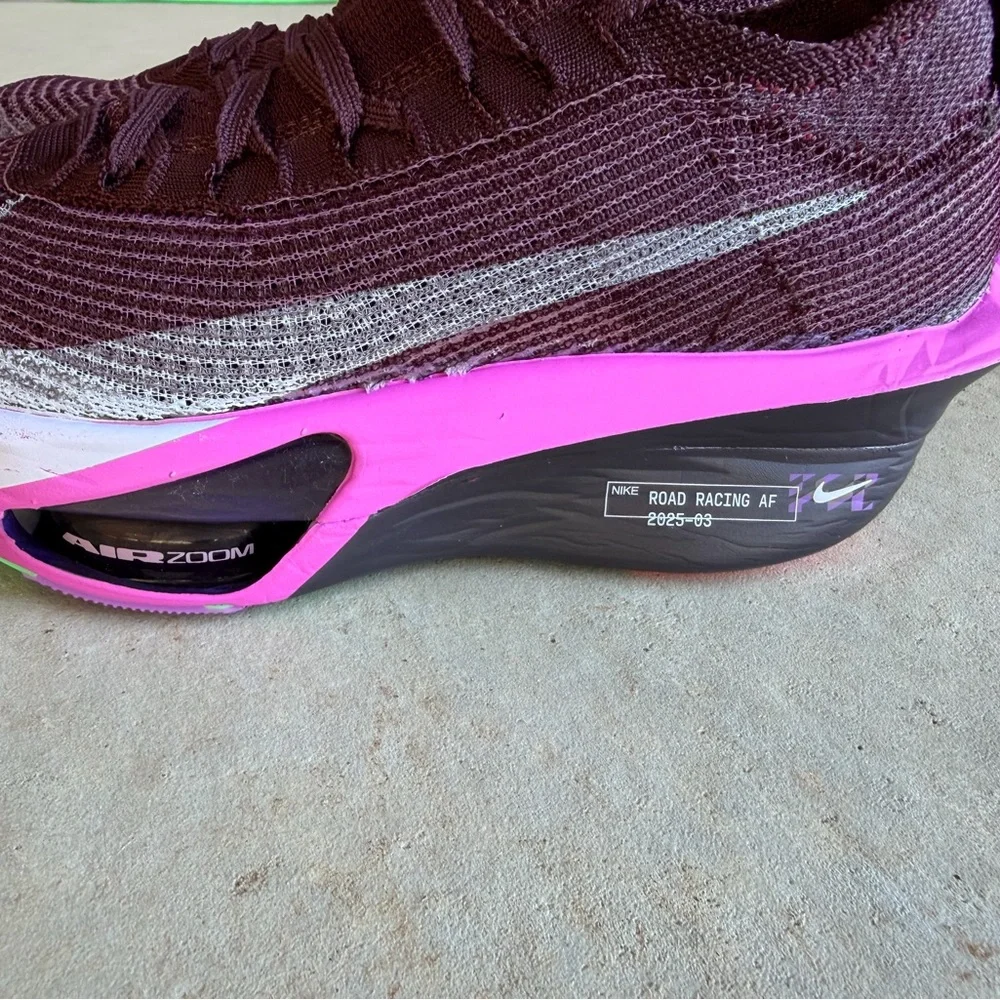 Nike Air Zoom Alphafly Next% 3 Size 7.5 Women’s Shoes Faith Kipyegon IB4201-600 - Picture 2 of 7